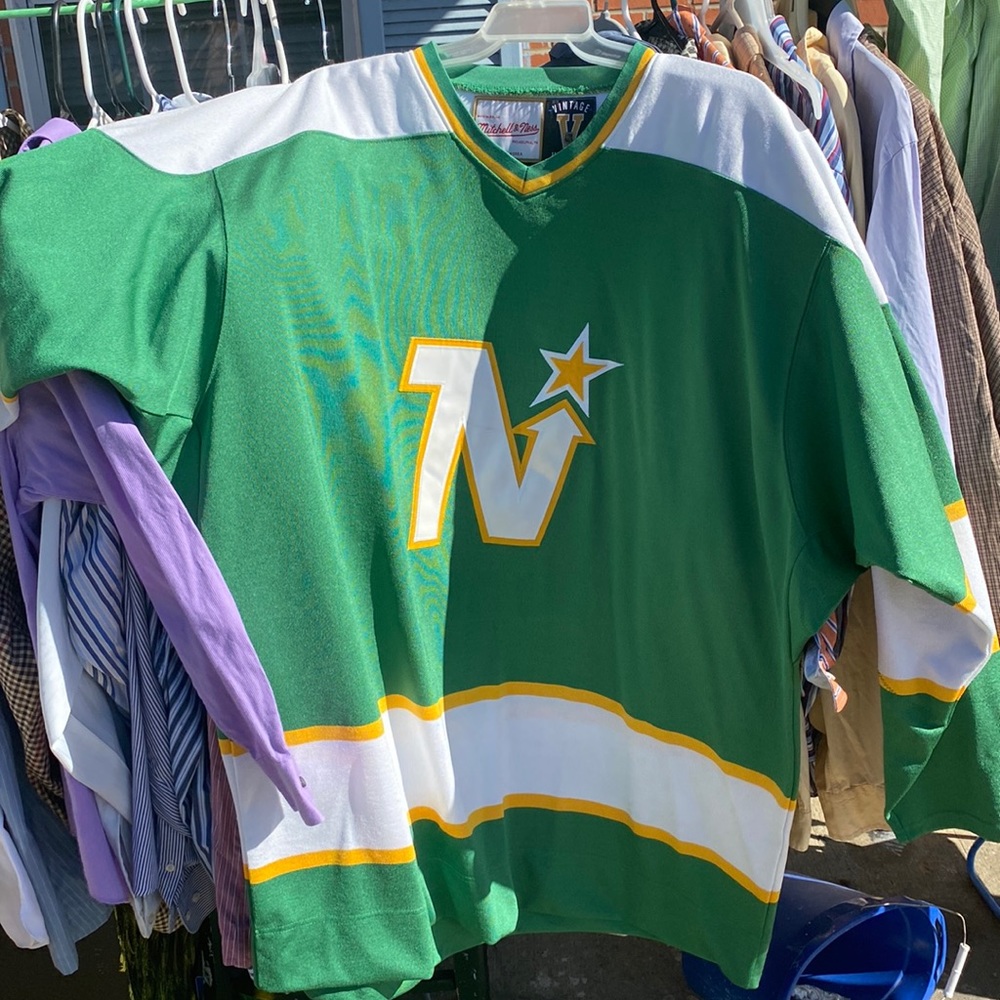 Green,yellow,white Vintage Hockey jersey